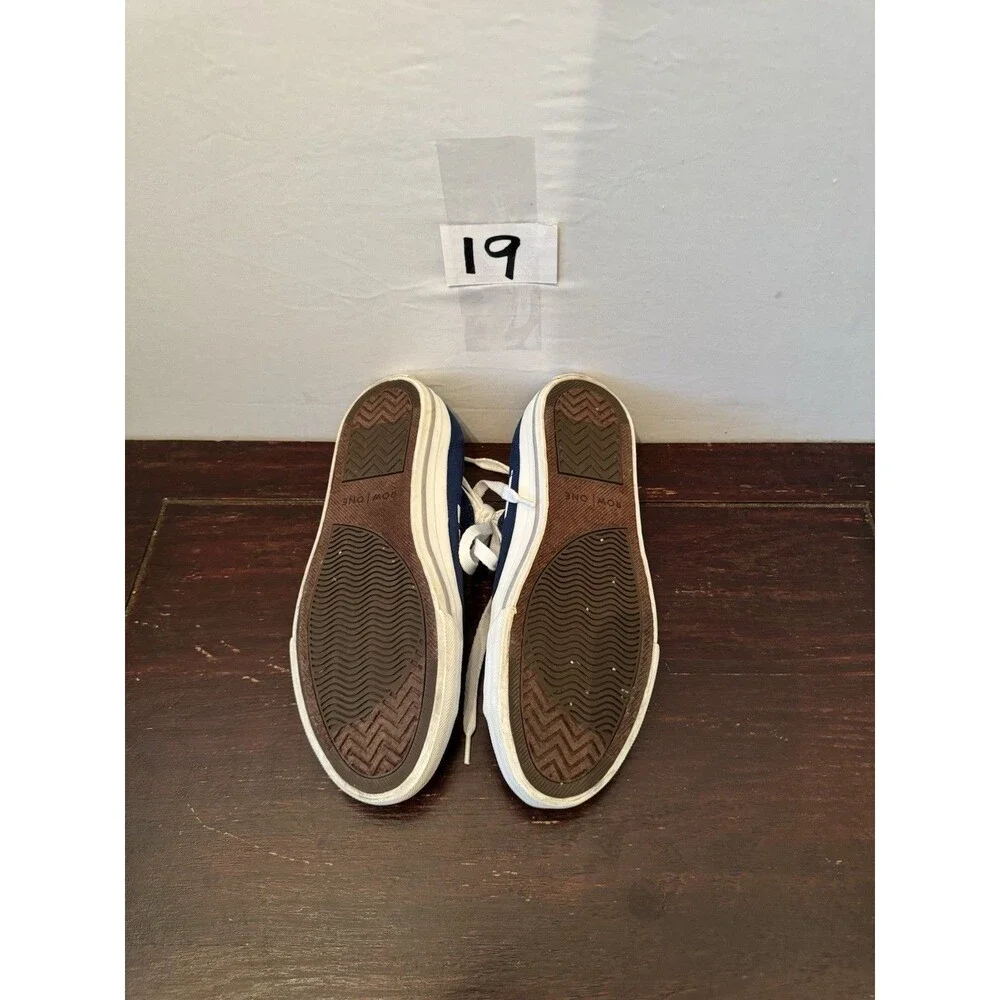 Row One LA Dodgers Canvas Sneakers Blue White Women’s 8 Men’s 6.5